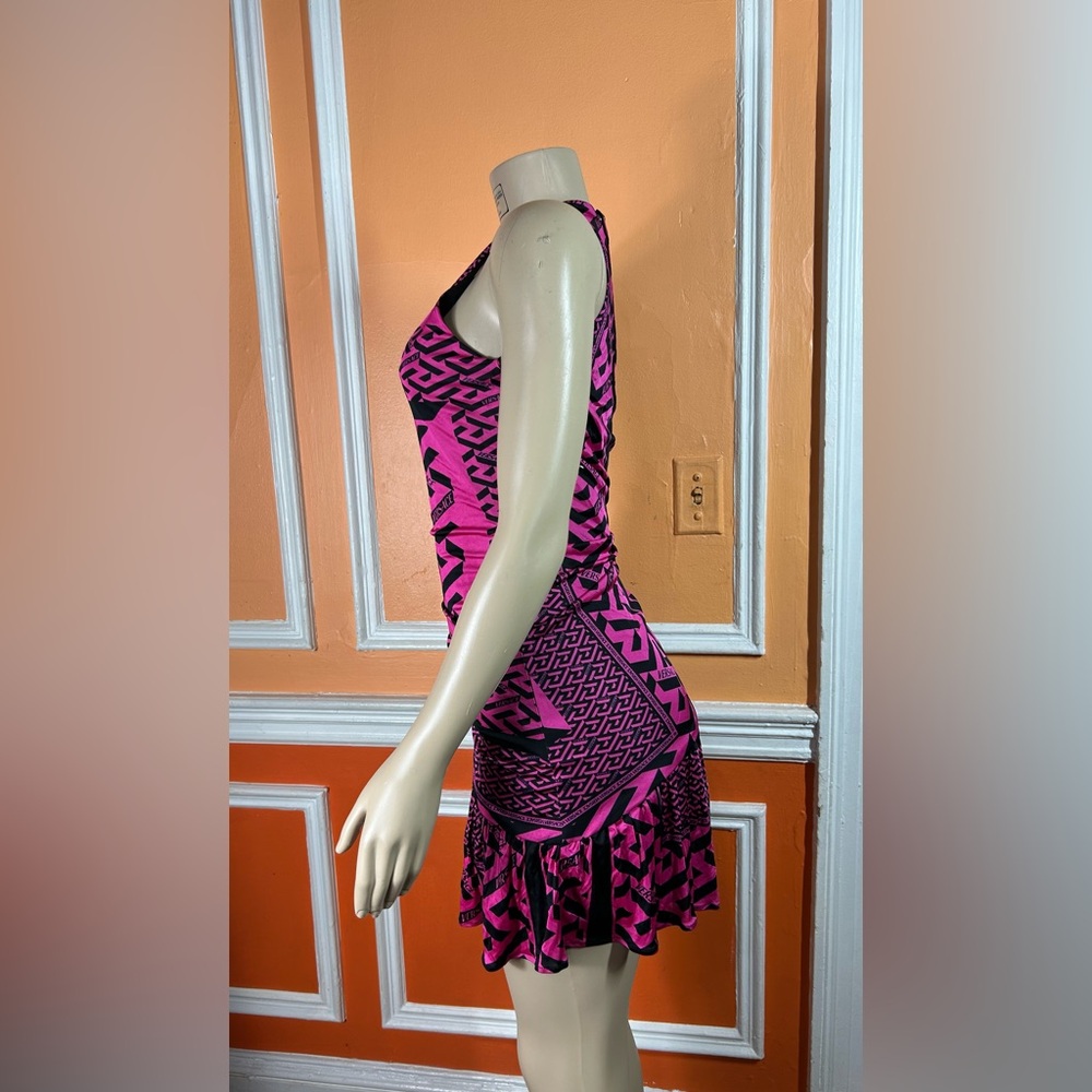 VERSACE
Monogram Ruched Mini Dress - Picture 4 of 9